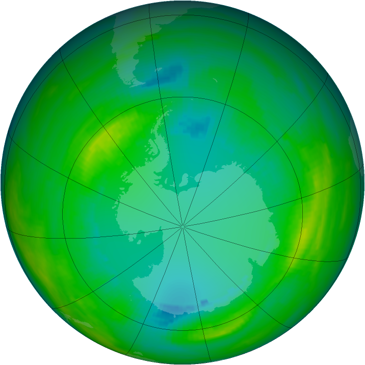 Ozone Map 1979-08-13